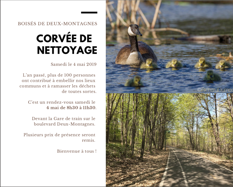 Invitation corvée 4 mai 2019